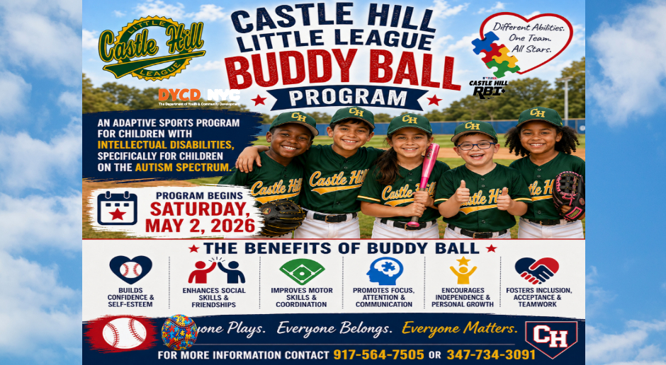 CASTLE HILL LITTLE LEAGUE BUDDY BALL 
